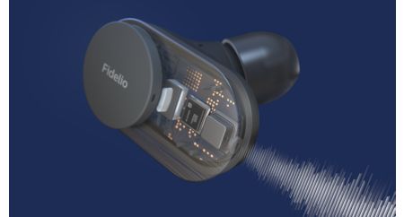 Fidelio T1 ブラック ワイヤレスイヤフォン Fidelio True Wireless Headphones T1BK/00 | Philips