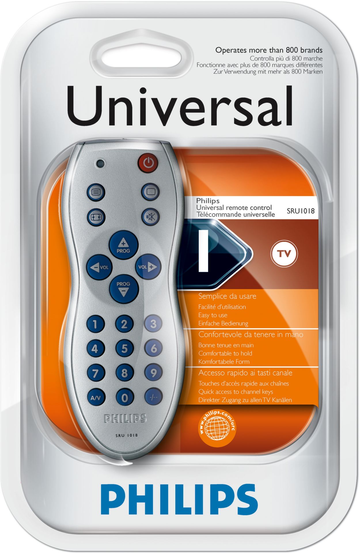 SimplyAll Telecomando compatibile con la Philips RC7500