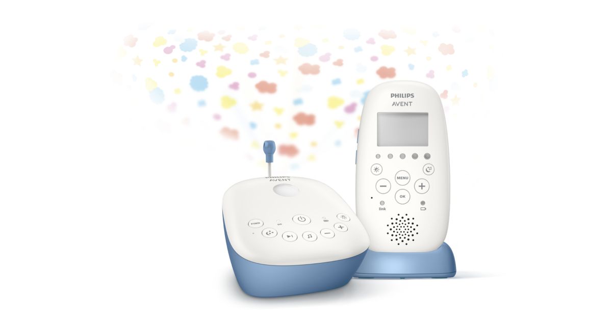 Philips Avent Pokročilý zvukový detský monitor DECT SCD735/52 - hlavný produktový obrázok Philips