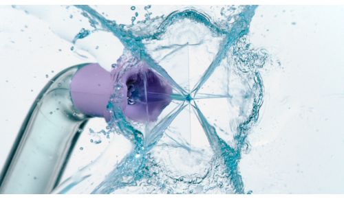 Nasadka F3 Quad Stream zapewnia maksymalne pokrycie