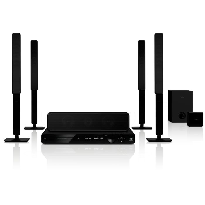 Spectacular surround sound with deep powerful bass