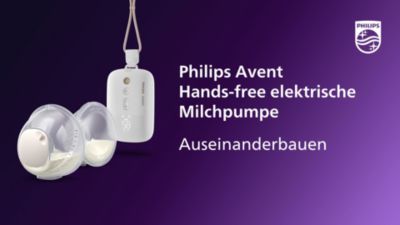 So baust du die Philips Avent Hands-free Milchpumpe auseinander
