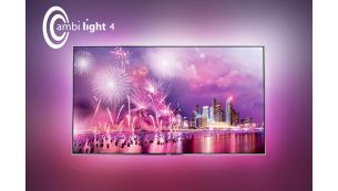 Ambilight 4-sided: imagine your TV in a halo of light