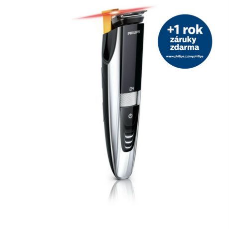 BT9290/32 Beardtrimmer series 9000 Voděodolný zastřihovač vousů s laserovým naváděním