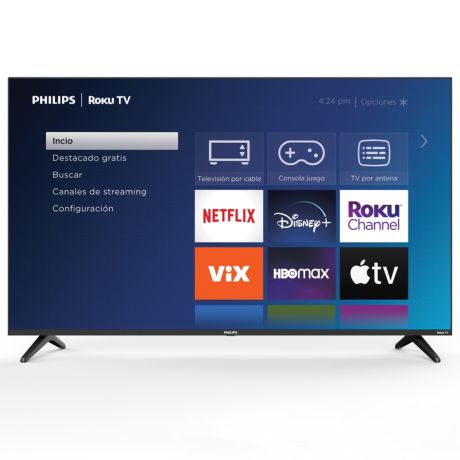 70PUL6653/F8 Roku Televisor LCD LED serie 6600