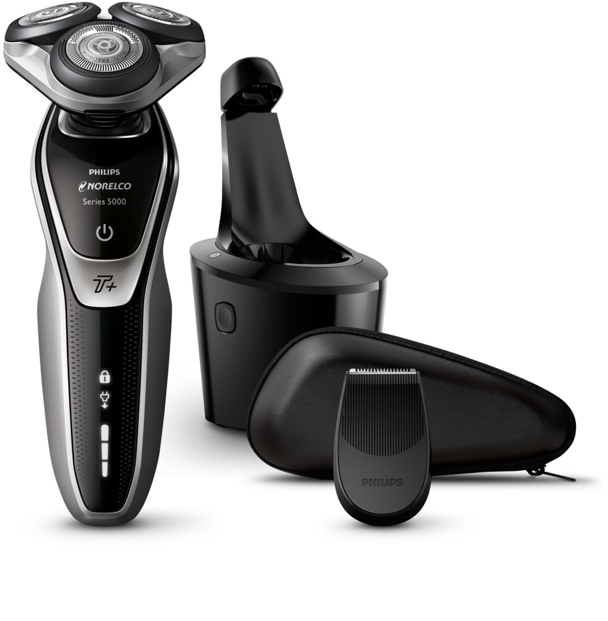  Philips Norelco 5150 Shaver S5074 Series 5000 - Afeitadora  eléctrica en seco y húmedo (sin caja) : Belleza y Cuidado Personal