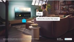 Alexa built-in and works with Google Assistant*