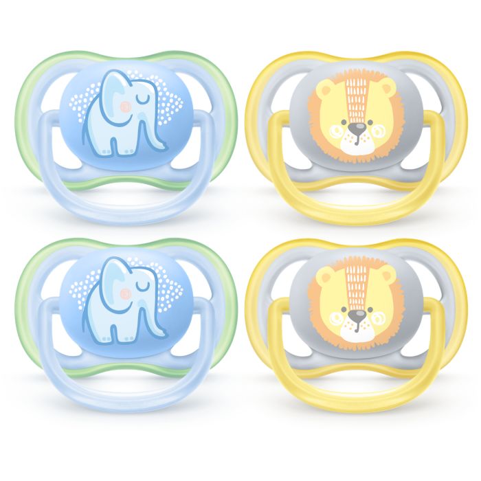 A light, breathable pacifier