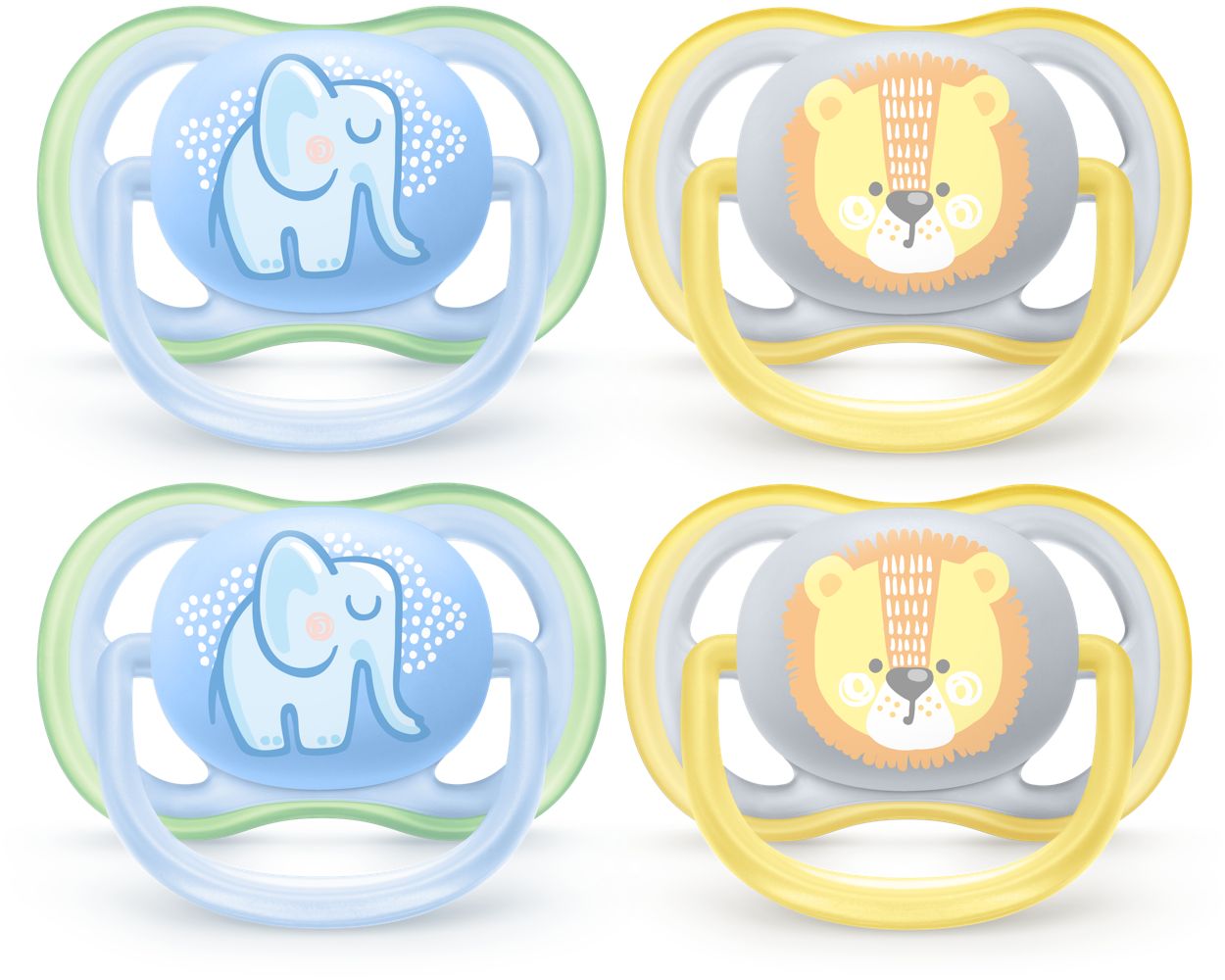 A light, breathable pacifier