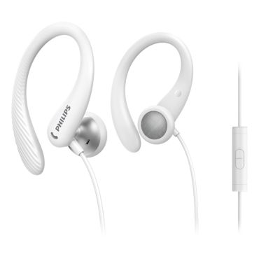 In-ear sports headphones with mic