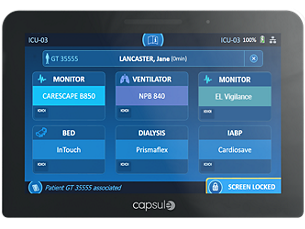 Capsule Vitals Stream Live-streaming vitals data and connectivity status