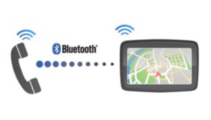 Built-in Bluetooth® receiver for hands-free calls