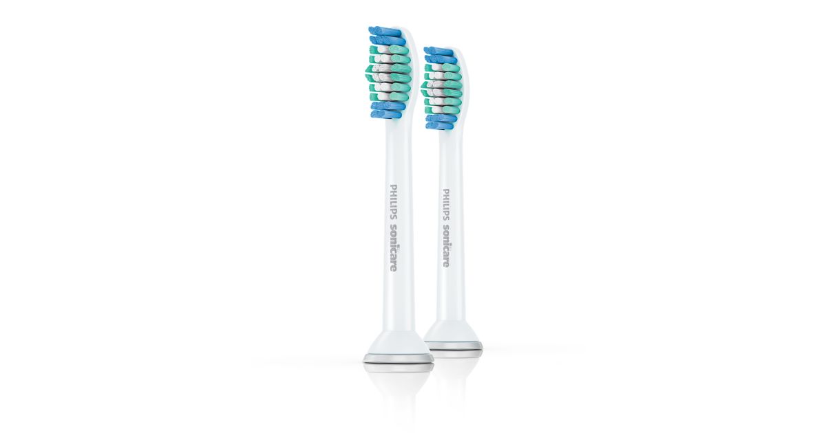 Sonicare SimplyClean 2-pack standard sonic toothbrush heads HX6012
