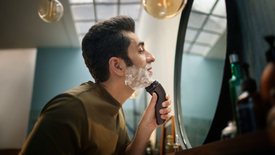 Comfortable, clean shave. Even on sensitive skin