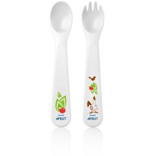 Toddler fork and spoon 12m+