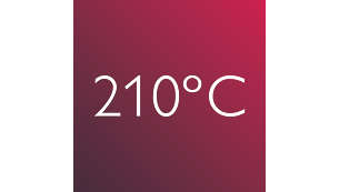 Hajegyenesítő:Professzionális,210°C-os hőmérs. a tökéletes eredményért