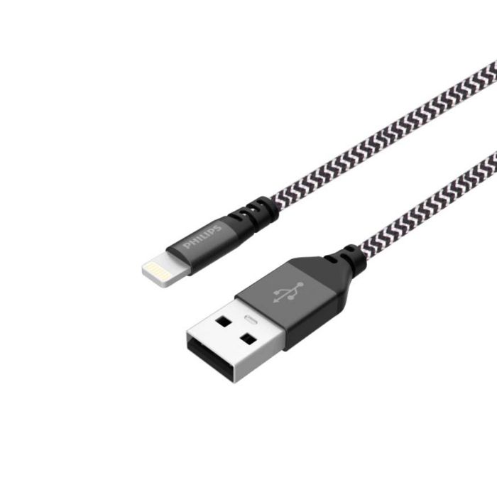 Premium braided Lightning cable aluminum connector