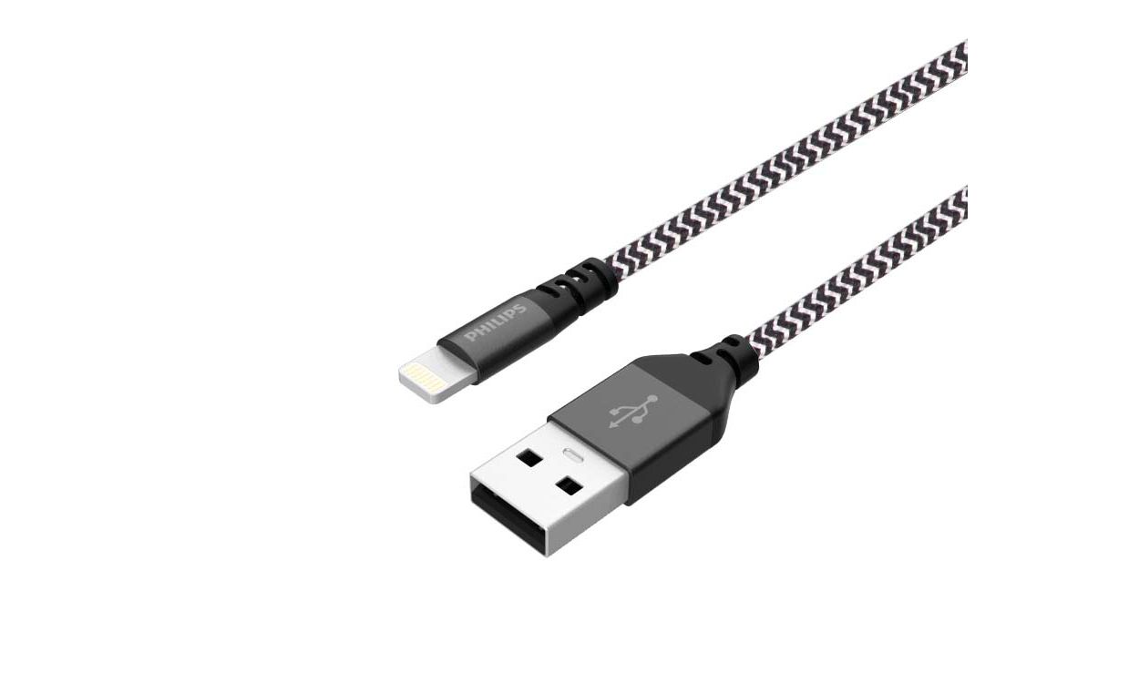 Premium braided Lightning cable aluminum connector