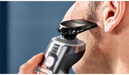 Regolazione di baffi e basette