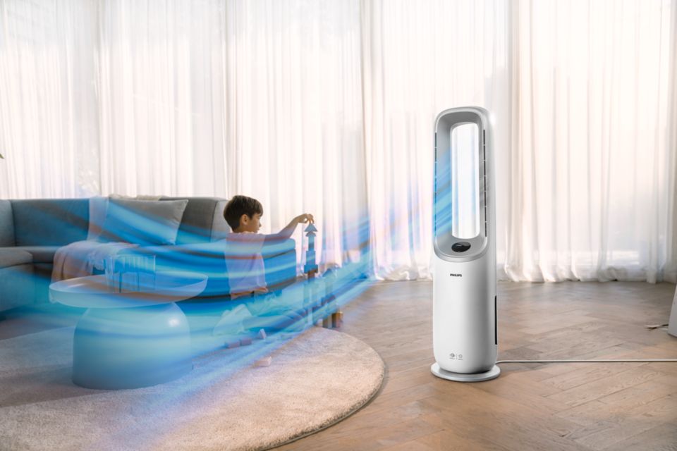 Air Performer 7000 series 2-in-1 Air Purifier and Fan AMF765/30