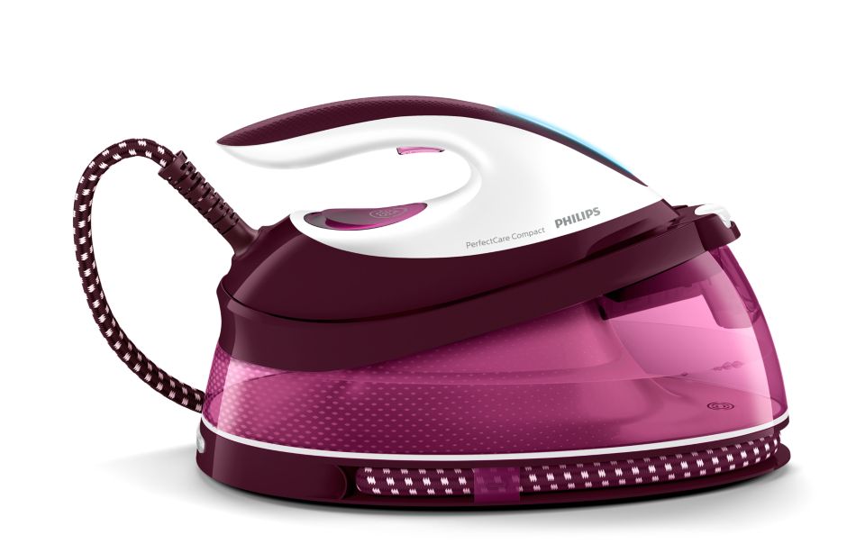 Variable Control Compact Steam Iron, Red