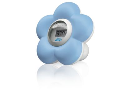 Avent – SCH550/20 – Thermomètre bain et chambre pour bébé (Bleu) – Santepara