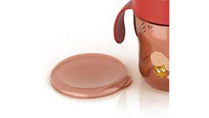 Il coperchio garantisce che la tazza sia igienicamente protetta e pulita