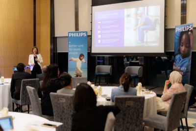 Stephanie Sievers, Managing Director for Philips APAC, giving the welcome address