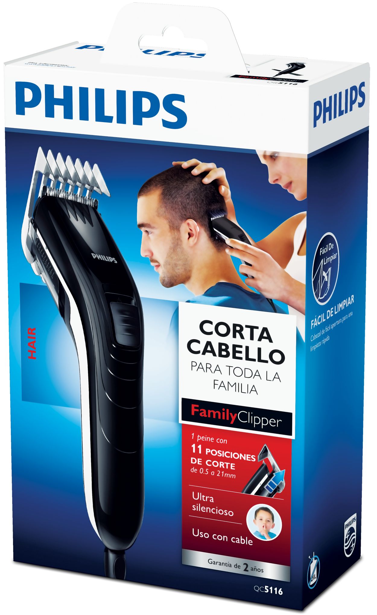 Cortacabello para uso familiar QC5134/15