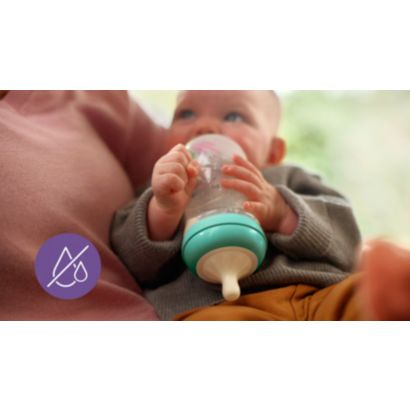 Supports baby's individual drinking rhythm