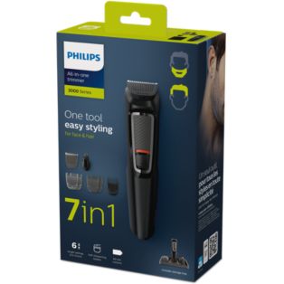 Multigroom series 3000 7-in-1, für Gesicht und Haare