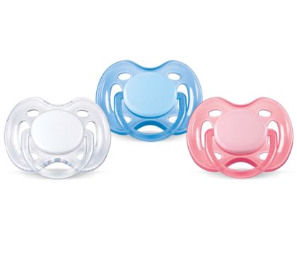 Philips AVENT Free Flow Orthodontic Pacifiers, 6-18 Months - 2 Counts 