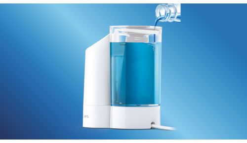 Fresh and clean with mouthwash