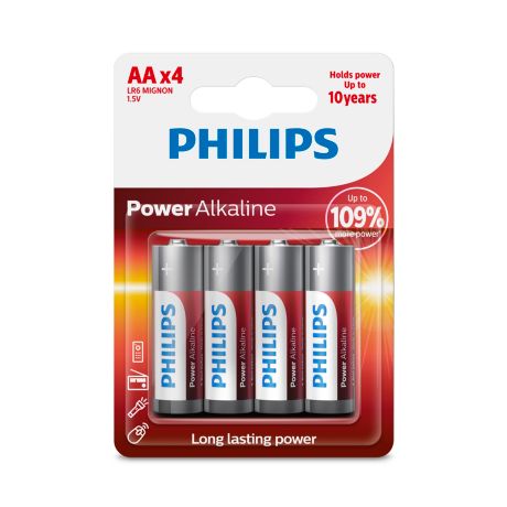 LR6P4B/10  Power Alkaline LR6P4B البطارية