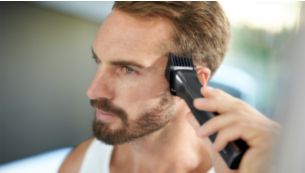 Wide hair clipper quickly trims even the thickest hair