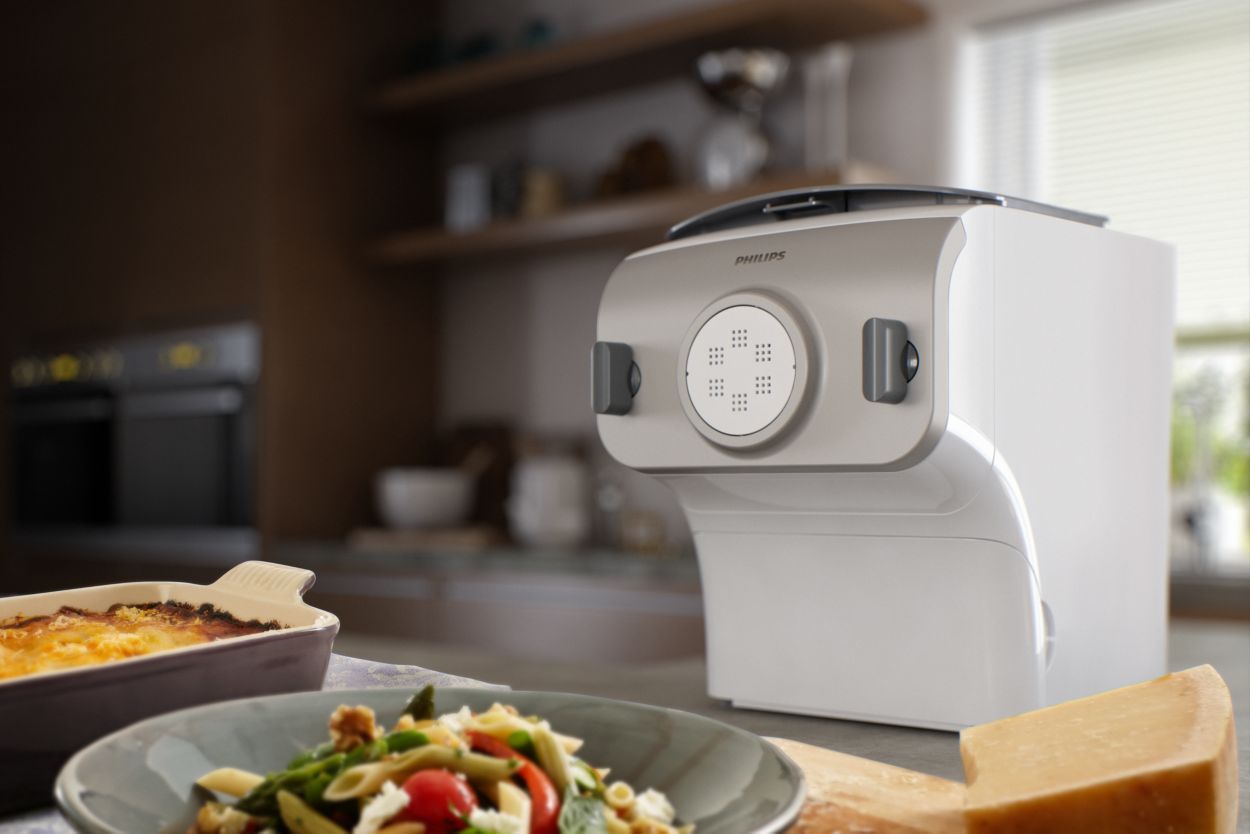 Make any night a pasta night with the Philips Pasta Maker. Homemade pasta  in about 10 minutes. 