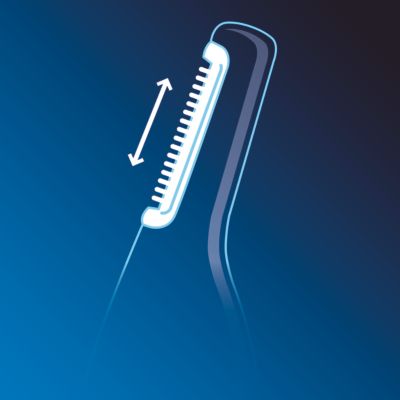 Safeguard trimmer to avoid pulling, nicks and cuts