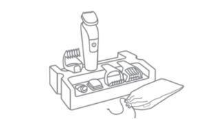 Easily keep all attachment in order straight out of the pack