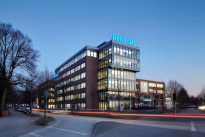 Philips headquarters building in Hamburg, Germany