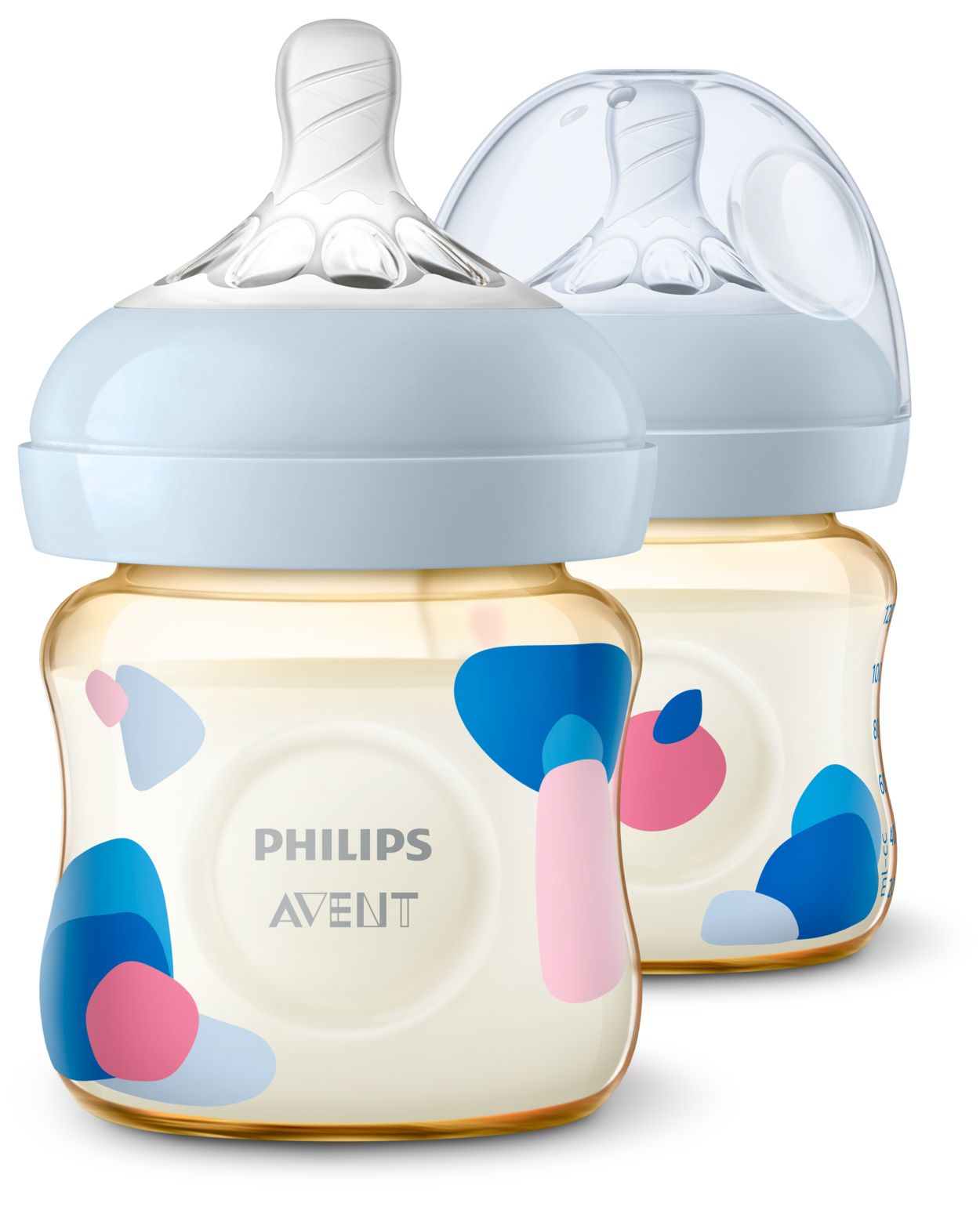 Philips Avent Natural Response Baby Bottle 0m+ 125ml x2 (4 oz x2)