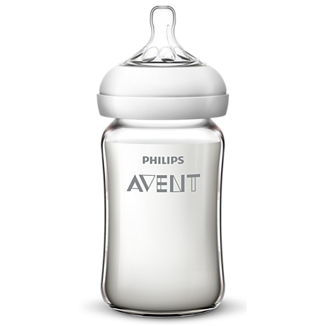 SCF679/17 Philips Avent 宽口径自然顺畅玻璃婴儿奶瓶