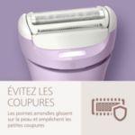 Un rasage doux et net, même sur les zones sensibles.