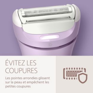 Lady Shaver Series 6000 Rasoir sans fil, sur peau sèche ou humide