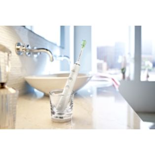 DiamondClean 9000 Elektrische sonische tandenborstel met app - Wit