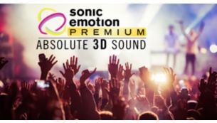 Sonido envolvente con voz nítida diseñado por sonic emotion