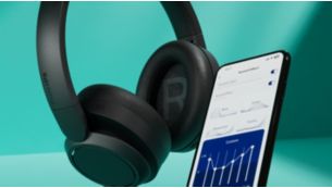 Philips Headphones App. Personalisieren Sie Einstellungen und Steuerungselemente