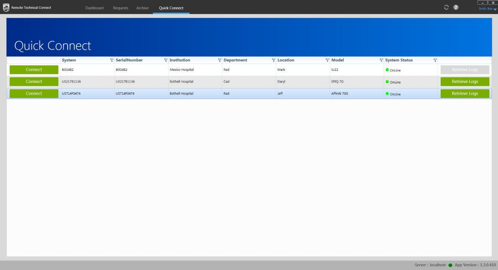 Remote Technical Connect helps technicians identify and solve maintenance issues 