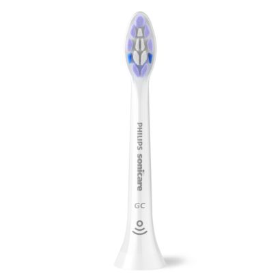 The brush head for sensitive teeth and gums