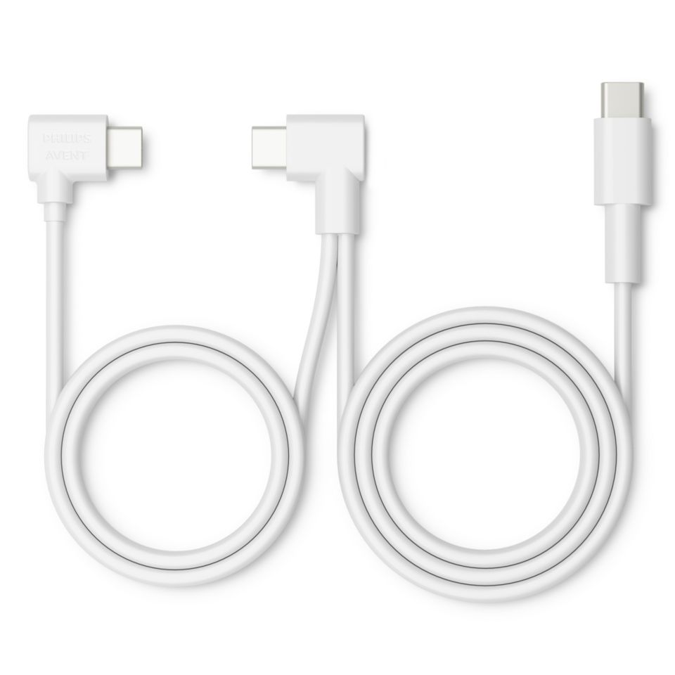 Un cable USB para cargar el dispositivo