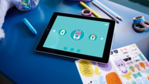 L'app gratuita Sonicare for Kids li guida in una pulizia più efficace